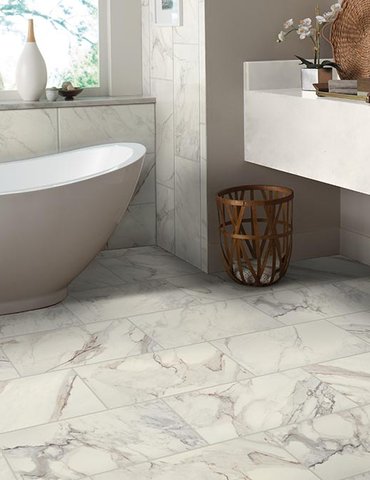 Bathroom Porcelain Marble Tile - COLORTILE CarpetsPlus in Port Charlotte, FL